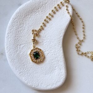 Yeşil Taşlı Kolye