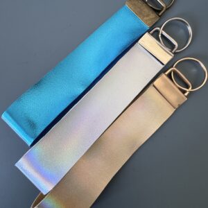 Deri Anahtarlık Gümüş