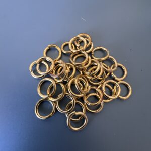 Sert Anahtarlık Halkası Altın 50 Adet