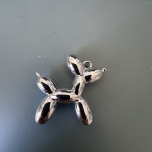 Balon Köpek Gümüş Charm