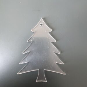 Çam Ağacı Pleksi Süs 5 Adet