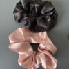 Siyah Scrunchie Toka 5 Adet