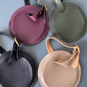 Alternative view of Deri Bavul Etiketi Altın